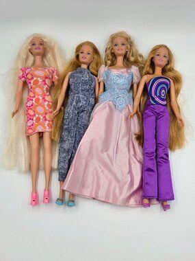 Barbie Doll Lot Teen Fashion Party Skipper 4 Dolls Mattel Read